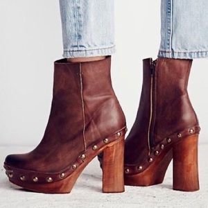 FREE PEOPLE Studded Platform Boots